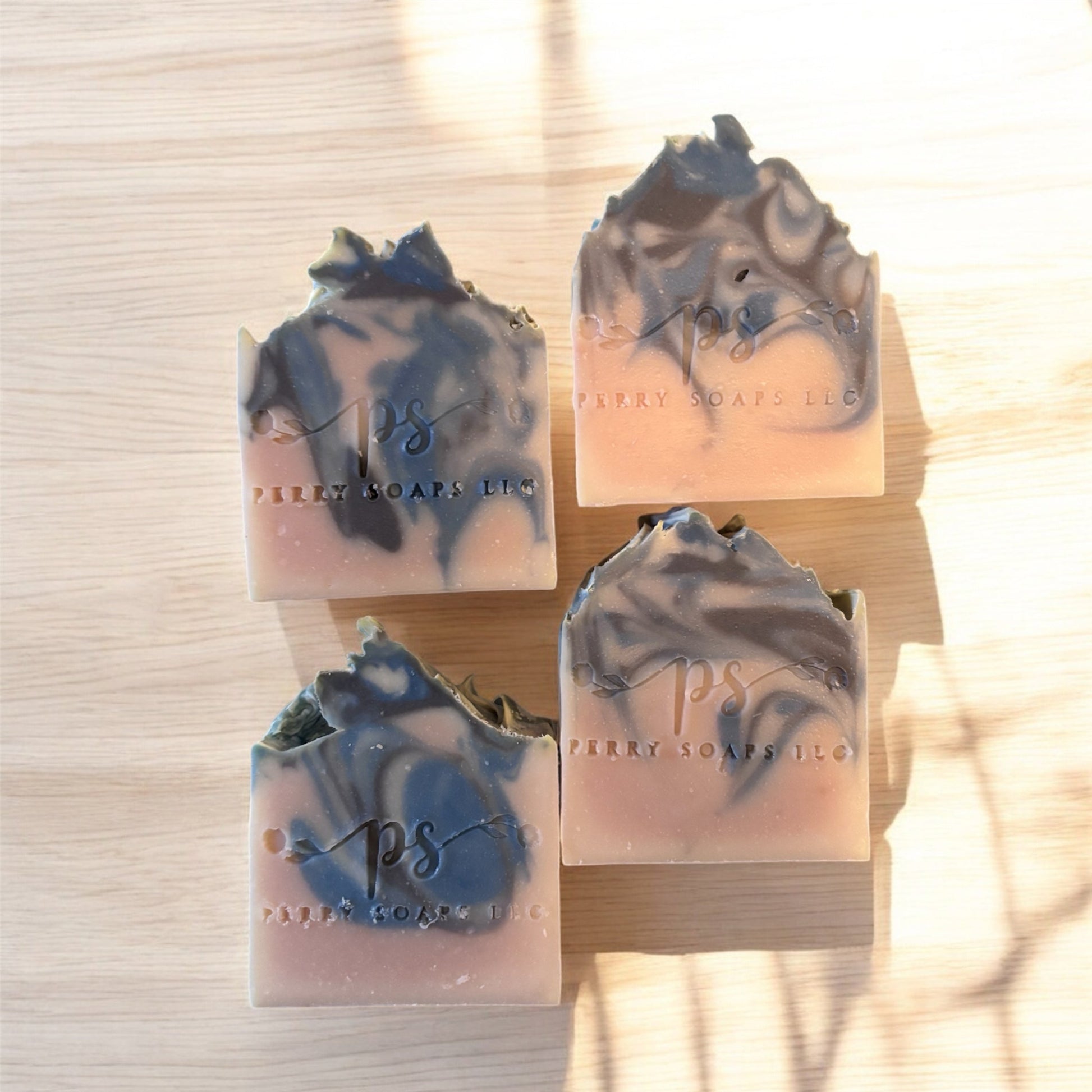 blue and dark blue square bar